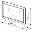 Elite Day Wide mirror - birch