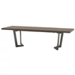 Elite Day NET Dining table 160x105 cm (+2x50 cm extendable) - silver birch