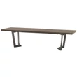 Elite Day NET Dining table 160x105 cm (+2x50 cm extendable) - silver birch