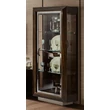 Elite Day 1-door display cabinet - veined walnut