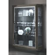 Elite Day 2-doors display cabinet - silver birch