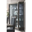 Elite Day 2-doors display cabinet - silver birch