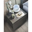 Tekno Night table - silver birch