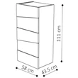 Tekno Tallboy - silver birch