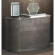 Maia ROUND Night table - silver birch