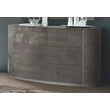Maia ROUND Chest of drawers - silver birch