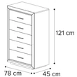 Elite Tallboy - silver birch