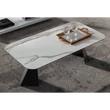 Antracit dohányzóasztal kerámia asztallappal – CA Elite Day Tent