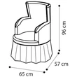 Giotto LADY Guest armchair