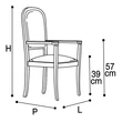 Nostalgia Easy chair - antique white