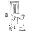 Nostalgia Chair with satellite 22 fabric - walnut