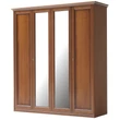 Nostalgia 3-doors cabinet - walnut, height: 250 cm