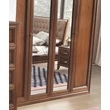 Nostalgia 4-doors cabinet - walnut, height: 220 cm