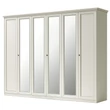 Nostalgia 1-door cabinet - antique white, height: 220 cm