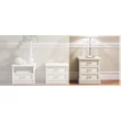 Nostalgia Night table with 3 drawers - antique white