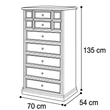 Giotto NOSTALGIA Tallboy - walnut