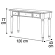 Giotto NOSTALGIA Dressing table - walnut