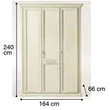 Siena 3-doors cabinet