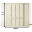 Siena 5-doors cabinet