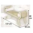Torriani Bench - ivory