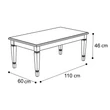 Nostalgia Day Coffee table - walnut