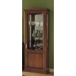 Nostalgia Day 1-door display cabinet opening to the right with 1 spotlight - walnut