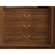 Torriani Interior 3-drawers block for 2-doors cabinet - walnut