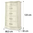 Torriani VIP Curved tallboy - walnut