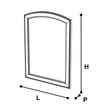 Torriani Mirror - ivory