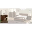 Torriani Dressing table with 5 drawers - walnut