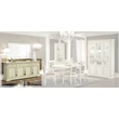Treviso Day 4-doors buffet chest of drawers - white ash