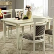 Treviso Day Dining table (+2x45 cm extendable) - white ash