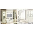 Treviso Day 1-door display cabinet opening to the right - white ash