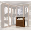 Treviso Interior 3-drawers block for 2-doors cabinet - cherry