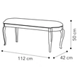 Giotto ECO Bench - walnut