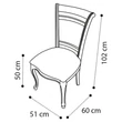 Giotto Day Chair with Vilma fabric - antique white