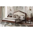 Verdi Double bedstead with upholstered headboard