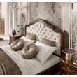 Verdi Double bedstead with upholstered headboard