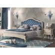 Verdi Double bedstead with upholstered headboard
