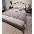Verdi Double bedstead with upholstered headboard