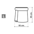 Decor Day Armchair, left-side element