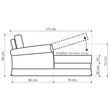 Treviso Day Bedding container right-side element