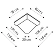 Treviso Day Corner element
