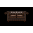 Allingham 2-személyes kanapé standard bőrrel - Antique Autumn Tan színben