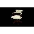 Captain's Swivel Chair karfás forgószék premium A bőrrel - Birch Cream színben