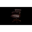 Captain's Swivel Chair karfás forgószék standard bőrrel - Antique Brown színben