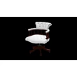 Captain's Swivel Chair karfás forgószék premium A bőrrel - Birch White színben