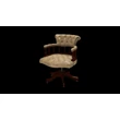 Captain's Swivel Chair karfás forgószék premium B bőrrel - Etna Beige színben