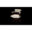 Captain's Swivel Chair karfás forgószék premium B bőrrel - Etna Cream színben