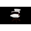 Captain's Swivel Chair karfás forgószék premium B bőrrel - Vele Brilliant White színben